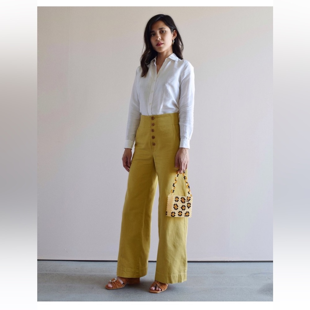 Ilana Kohn Mallín pants ochre